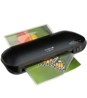 OLYMPIA A 230 Plus Laminiergerät-Set bis DIN A4 mit 15 Folien 3x A4 4x A5 4x A6 und 4x Cards **B-Ware – geprüft & funktionell einwandfrei** in Schwarz