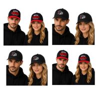 European League of Football Helvetic Guards Unisex Trucker Cap (Snapback with Mesh) – Black/Red or Black/White