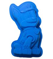 nickelodeon PAW PATROL Silikon-Backform zum Backen und Frosten Chase 100% Platinum Silikon **B-Ware – geprüft & funktionell einwandfrei** Blau