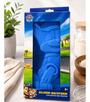 nickelodeon PAW PATROL Silikon-Backform zum Backen und Frosten Chase 100% Platinum Silikon **B-Ware – geprüft & funktionell einwandfrei** Blau