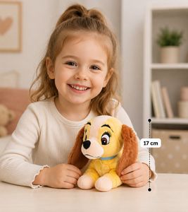 Disney Susi und Strolch Lady and the Tramp Susi Plüschfigur 17cm Kuscheltier Plüschspielzeug Gelb