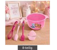 8-Piece Nickelodeon PAW PATROL Baking Set with Bowl, 4 Muffin Cups, and 3 Baking Tools **B-Stock – inspected & fully functional** 07-15120-25-03 in Pink or Blue