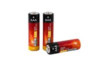 Lot de 24 piles alcalines AAA Micro LR03 1,5 V **Reconditionnées - Testées et fonctionnelles** Multicolores