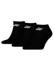 Lot de 3 paires de chaussettes PUMA unisexes en coton, chaussettes de sport simples, chaussettes courtes, chaussettes en coton, bas 701235357 001 Noir