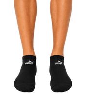 Lot de 3 paires de chaussettes PUMA unisexes en coton, chaussettes de sport simples, chaussettes courtes, chaussettes en coton, bas 701235357 001 Noir