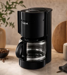 Tefal Kaffeemaschine UNO Filter Kaffeemaschine mit 1,1 Liter Glaskanne**B-Ware – geprüft & funktionell einwandfrei** Schwarz