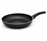 3-teiliges Krüger Koch-Set mit Bratpfanne 24x5cm, Stieltopf mit Deckel 16x7cm und Topf mit Deckel 20x8cm Antihaftbeschichtung **B-Ware – geprüft & funktionell einwandfrei** Schwarz