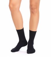 2 Paar TASTIQ Damen-Socken Kinder-Socken Baumwoll-Socken mit Latte Macchiato-Print Weihnachts-Geschenk für Kaffee-Liebhaber lange Strümpfe in stylischer Kaffeebecher-Geschenkbox Braun/Schwarz