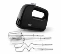 SEG Hand Mixer 200W, 5 Speed ​​Settings with Beaters & Dough Hooks HM 9122 – B-Stock (Inspected & Fully Functional) – Black