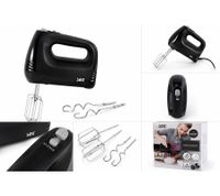 SEG Hand Mixer 200W, 5 Speed ​​Settings with Beaters & Dough Hooks HM 9122 – B-Stock (Inspected & Fully Functional) – Black