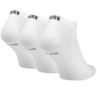 3 Paar PUMA Unisex Baumwoll-Socken schlichte Sneaker-Socken Kurz-Socken Baumwoll-Socken Strümpfe 701235357 002 Weiß