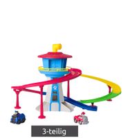Juego Torre de Carreras y Rescate de la Patrulla Canina de Nickelodeon con 2 Mini Vehículos de Juguete **Producto de segunda mano - Probado y en perfecto funcionamiento** Multicolor