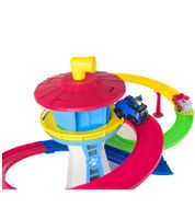 Juego Torre de Carreras y Rescate de la Patrulla Canina de Nickelodeon con 2 Mini Vehículos de Juguete **Producto de segunda mano - Probado y en perfecto funcionamiento** Multicolor