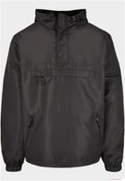 Build your Brand Men's Summer Windbreaker / Water-Repellent Hoodie Jacket B3162 in Olive Green or Black