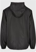 Build your Brand Men's Summer Windbreaker / Water-Repellent Hoodie Jacket B3162 in Olive Green or Black