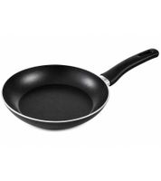 Batterie de cuisine individuelle Accademia Mugnano, 3 pièces : Mini poêle (20 cm) + Casserole (14 cm) + Mini wok (16 cm), Antiadhésif, Fabriqué en Italie, Noir
