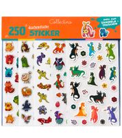 Collectino 250 drachenstarke Sticker Ideal zum Sammeln und Tauschen **B-Ware – geprüft & funktionell einwandfrei** Mehrfarbig