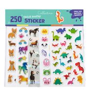 Collectino 250 tierisch knuffige Sticker Ideal zum Sammeln und Tauschen **B-Ware – geprüft & funktionell einwandfrei** Mehrfarbig