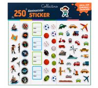 Collectino 250 Abenteuerreise-Sticker Ideal zum Sammeln und Tauschen **B-Ware – geprüft & funktionell einwandfrei** Mehrfarbig