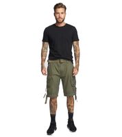 Short cargo homme Savage Vintage résistant avec ceinture - Bermuda en coton beige, gris anthracite, vert olive, noir ou gris clair