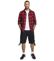 Short cargo homme Savage Vintage résistant avec ceinture - Bermuda en coton beige, gris anthracite, vert olive, noir ou gris clair