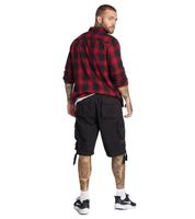Short cargo homme Savage Vintage résistant avec ceinture - Bermuda en coton beige, gris anthracite, vert olive, noir ou gris clair