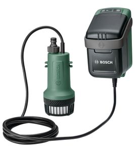 BOSCH Cordless Rainwater Pump with Irrigation System (incl. Timer Function) – 18V Garden Pump **B-Stock – Tested & Fully Functional** Green/Black