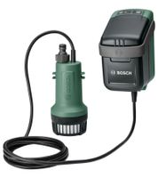 BOSCH Cordless Rainwater Pump with Irrigation System (incl. Timer Function) – 18V Garden Pump **B-Stock – Tested & Fully Functional** Green/Black