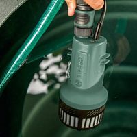 BOSCH Cordless Rainwater Pump with Irrigation System (incl. Timer Function) – 18V Garden Pump **B-Stock – Tested & Fully Functional** Green/Black