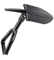 Pelle pliante TREKSTONE avec étui et passant de ceinture, outil multifonction pour le camping et les activités de plein air **Produit de seconde main – Testé et entièrement fonctionnel** Noir