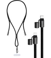 Intenso Phone Lanyard / Charging & Data Cable (2x USB-C, up to 1.65m) **B-Stock – Tested & Fully Functional** Black