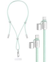 Intenso Phone Lanyard / Charging & Data Cable (2x USB-C, up to 1.65m) **B-Stock – Tested & Fully Functional** Light green