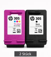 2er-Pack HP 305 Original Tintenpatronen Schwarz & Dreifarbig **B-Ware – geprüft & funktionell einwandfrei** Mehrfarbig