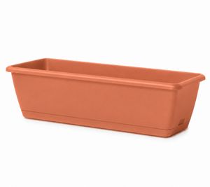 Prosperplast Balcony Planter ISE400SW 397 x 190 x 140mm 6.8L **B-Grade – tested & fully functional** in Brown