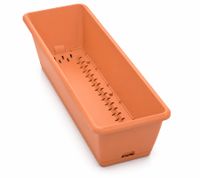 Prosperplast Balcony Planter ISE400SW 397 x 190 x 140mm 6.8L **B-Grade – tested & fully functional** in Brown
