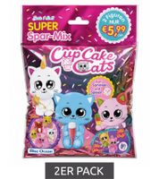 Blue Ocean CupCake Cats Serie 1 & 2 Super Spar-Mix 2 Figuren! **B-Ware – geprüft & funktionell einwandfrei** Mehrfarbig