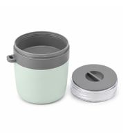 Duo Tableware Joghurtbecher to-go 2-stöckig mit Müslifach ohne Löffel Kunststoff-Becher 310ml **B-Ware – geprüft & funktionell einwandfrei** Grün