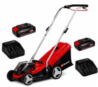 Einhell GE-CM 36/33 Li Kit Akku-Rasenmäher 36V inkl. 2 Akkus & Ladegeräten **B-Ware – geprüft & funktionell einwandfrei** in Rot/Schwarz