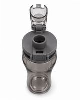 Duo Tableware Trinkflasche 600ml aus Tritan mit praktischem Deckel & Trageschlaufe, Auslaufsicher mit Verschluss-Sicherung **B-Ware – geprüft & funktionell einwandfrei** in Schwarz