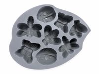 Silikon-Backform mit 8 verschiedenen Motiven Backform **B-Ware – geprüft & funktionell einwandfrei** 8661595 Grau