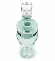 Duo Tableware Trinkflasche 600ml aus Tritan mit praktischem Deckel & Trageschlaufe, Auslaufsicher mit Verschluss-Sicherung **B-Ware – geprüft & funktionell einwandfrei** in Grün
