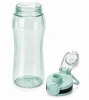 Duo Tableware Trinkflasche 600ml aus Tritan mit praktischem Deckel & Trageschlaufe, Auslaufsicher mit Verschluss-Sicherung **B-Ware – geprüft & funktionell einwandfrei** in Grün