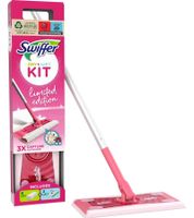 Swiffer Bodenwischer Starterset mit 1 Bodenwischer + 8 Trocken- & 3 Feuchttücher mit 360°-Drehkopf **B-Ware – geprüft & funktionell einwandfrei** 20130689 Rosa