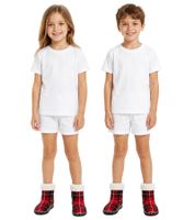 2 Paar kuschelige Kinder Hausschuh-Socken warme Winter-Strümpfe Jugendliche Teenager Mädchen Jungen Stopper-Socken mit Sohle 928150 Schwarz/Rot