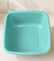 Viereckige Schüssel  mit 12 Liter Kapazität 37,5x37,5x14,5cm **B-Ware – geprüft & funktionell einwandfrei** 8228902 Hellblau
