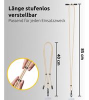 Intenso Handykette als Lade- und Datenkabel 2x USB-C und bis 1,65 Meter Schnell laden bis 60 Watt **B-Ware – geprüft & funktionell einwandfrei** in Schwarz, Beige, Rosa, Flieder, Bunt oder Hellgrün