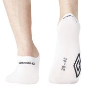 20 pares de calcetines deportivos Umbro, calcetines para zapatillas para hombre y mujer, con certificación Oeko-Tex Standard 100, color blanco