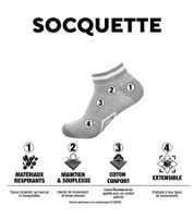 20 pares de calcetines deportivos Umbro, calcetines para zapatillas para hombre y mujer, con certificación Oeko-Tex Standard 100, color blanco