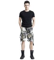 Shorts cargo vintage Build Your Brand - Bermudas de verano estilo militar - Shorts de algodón B2002 en camuflaje verde/gris, verde oliva o negro
