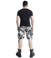 Shorts cargo vintage Build Your Brand - Bermudas de verano estilo militar - Shorts de algodón B2002 en camuflaje verde/gris, verde oliva o negro